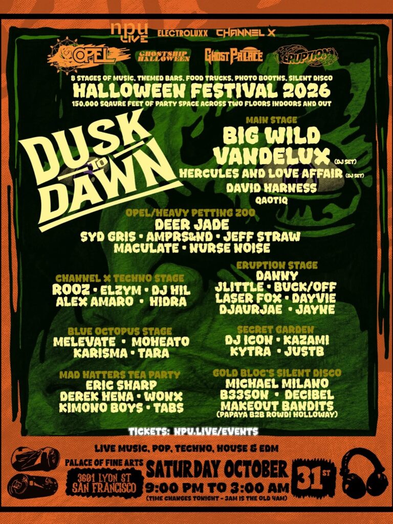 Halloween parties giveaway! Win tix to Dusk to Dawn and Club Darc — Sausalito Technology news