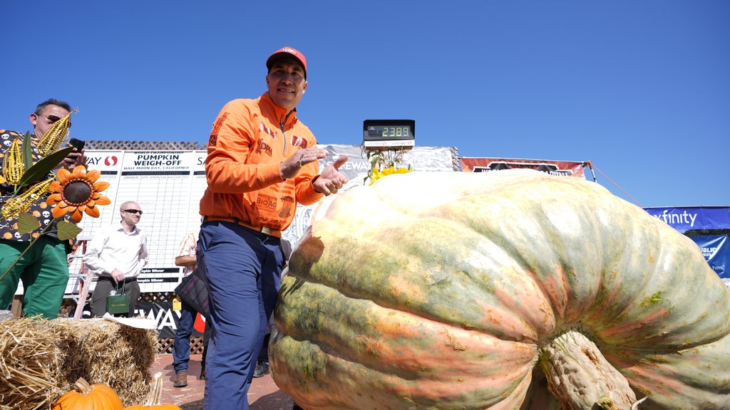 Minnesota man drives hauls giant pumpkin over 2,000 miles to California competition — CBS Bay Area (KPIX), Sausalito Community news