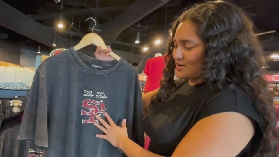 San Francisco 49ers unveil Latino Heritage Collection of team merchandise for "Los Fieles" — CBS Bay Area (KPIX), Sausalito Sports news
