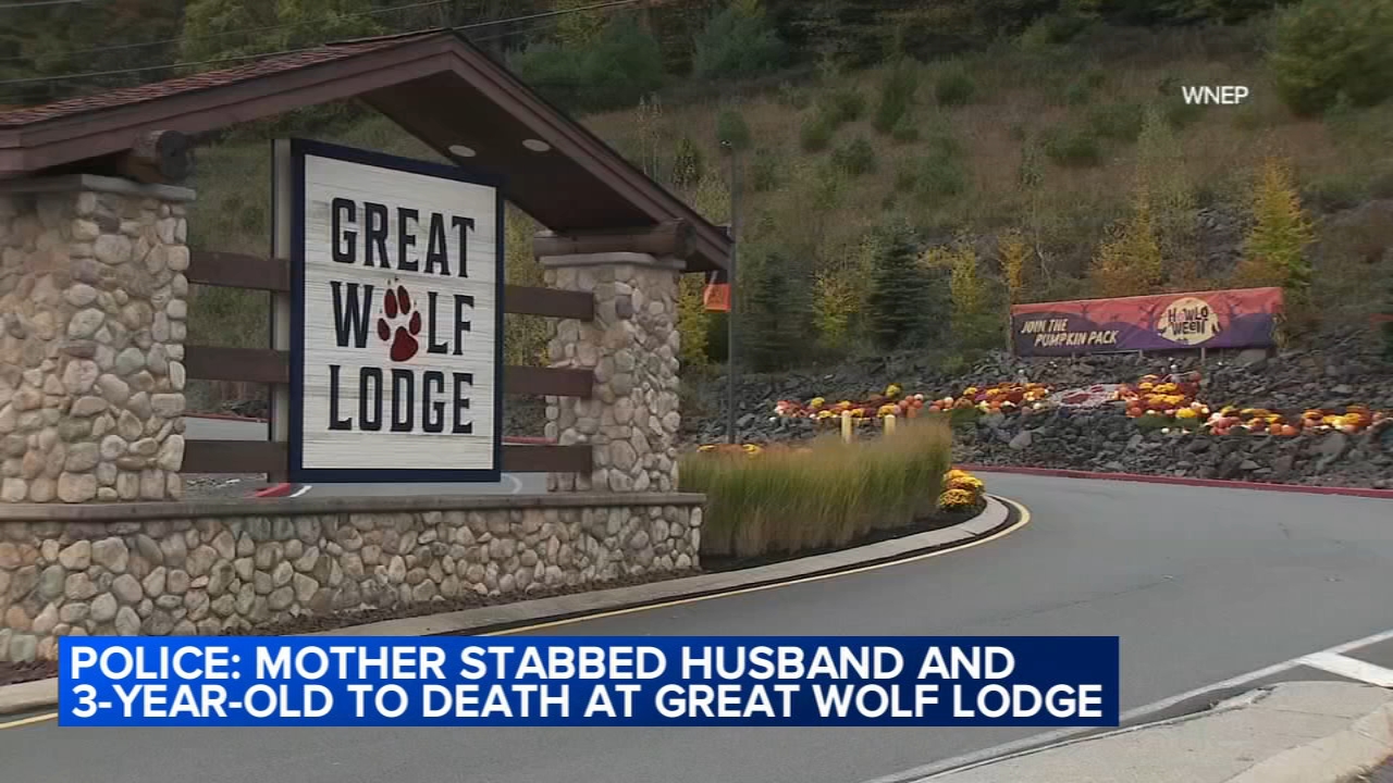 Great Wolf Lodge homicide: Metallica Rose Harrison accused of stabbing husband Charles Harrison, son to death at family resort in the Poconos in Scotrun, Monroe County, Pennsylvania
— ABC 7 Bay Area, Sausalito Community news