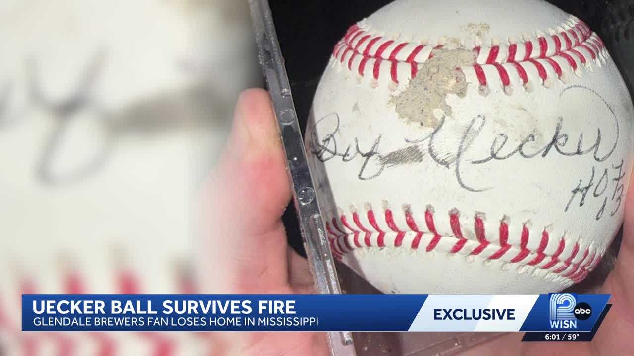 Cherished baseball signed by Bob Uecker survives Mississippi fire — WISN 12 Milwaukee, Sausalito Community news