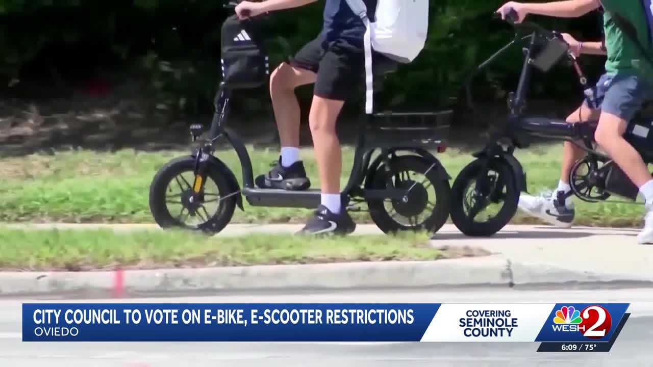 Oviedo city council to vote on micromobility rules to improve sidewalk safety — WESH 2 Orlando, Sausalito Government news