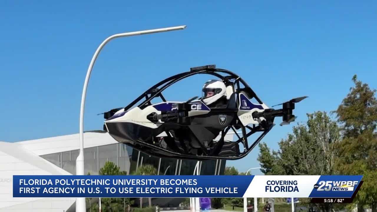 Florida Polytechnic University develops electric flying vehicle for police emergencies — WPBF West Palm Beach, Sausalito Community news