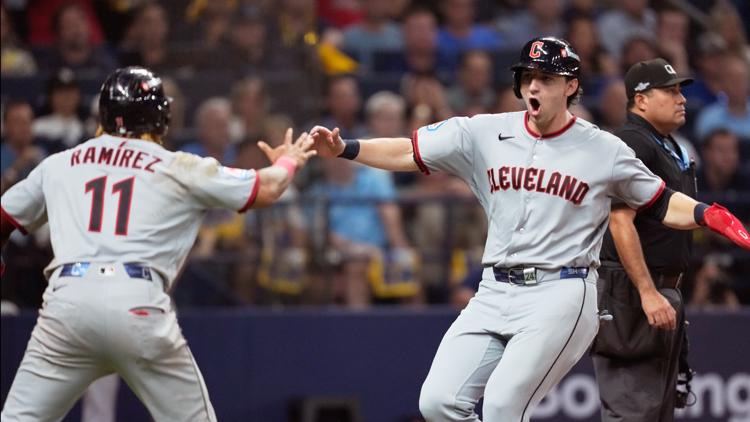 Chase DeLauter and José Ramírez lead the Guardians to a 7-3 win over the Rays in Game 1 of the ALCS — WTSP Sports Tampa Bay, Sausalito Sports news