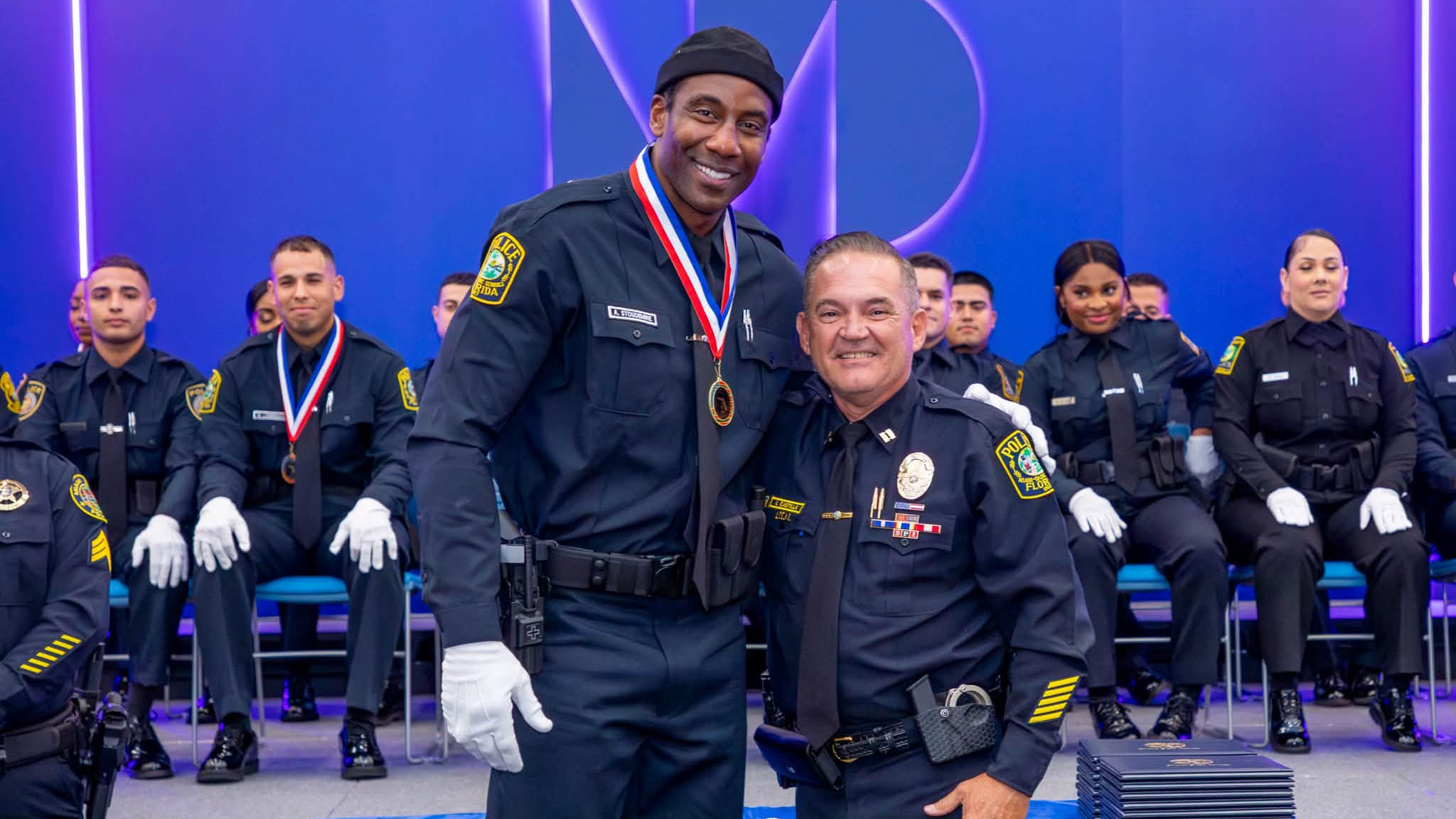 NBA hall of famer Amar'e Stoudemire begins new career as Florida police officer — KTVU Sports, Sausalito Sports news